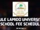 Sule Lamido University School Fee