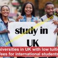 Universities in Uk with low tuition fees for international students