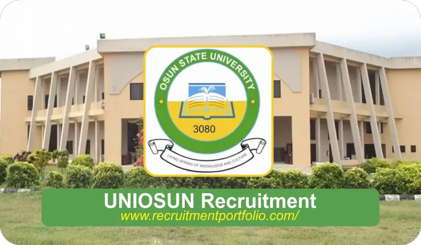 UNIOSUN Recruitment 2024 Portal | Apply Now