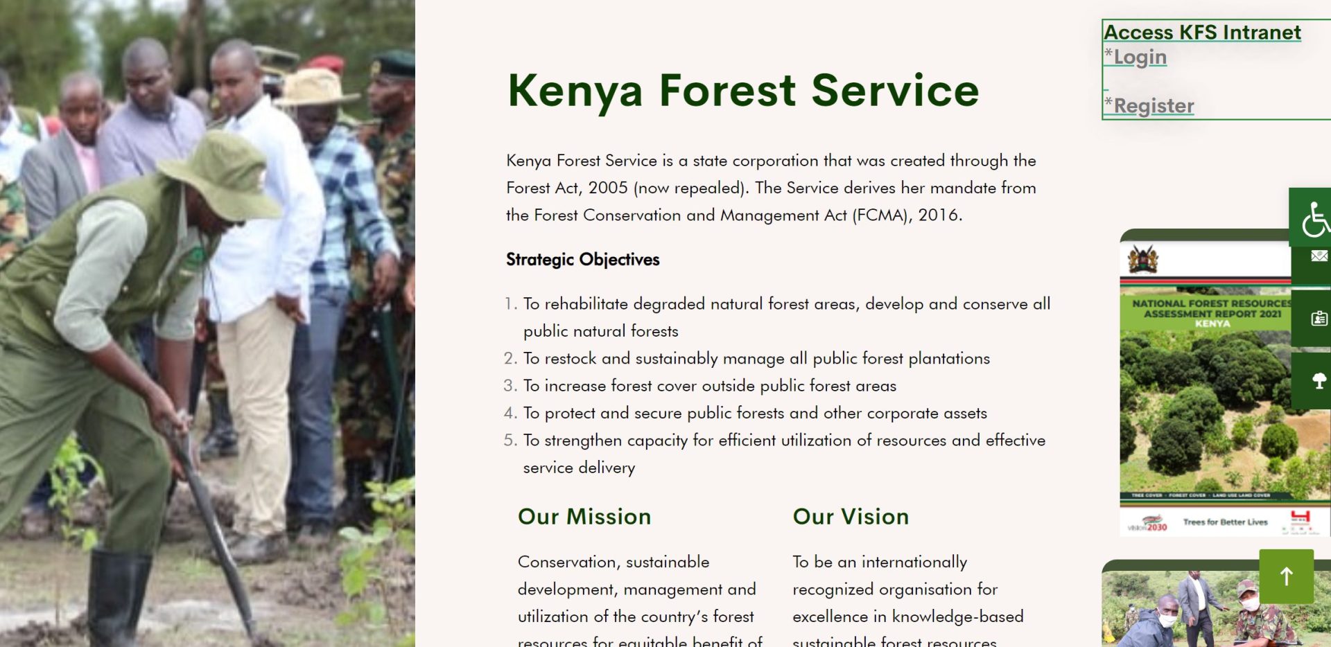 Kenya Forest Service Recruitment 2024/2025 Application Form