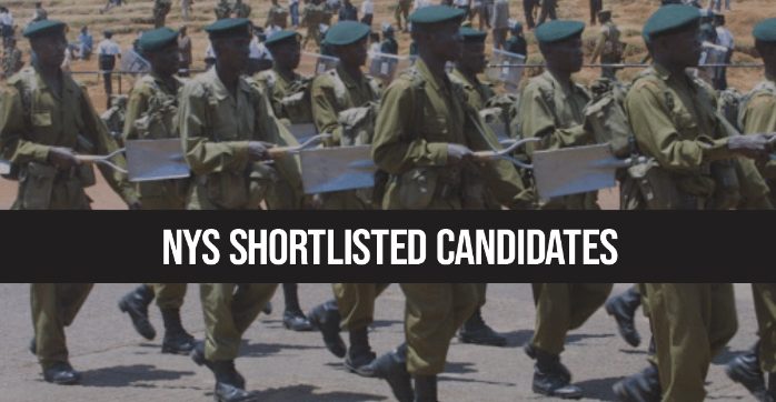 NYS Shortlisted Candidates