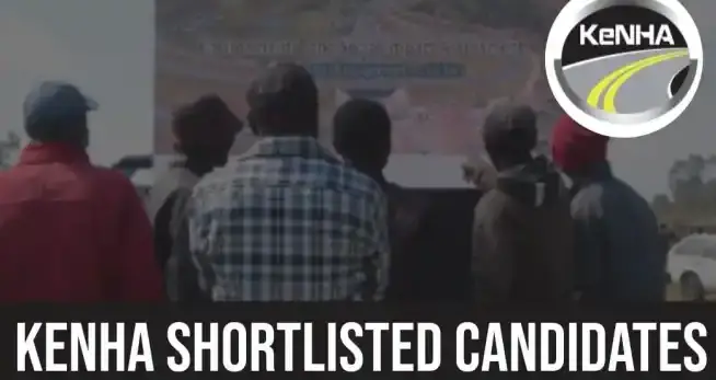 KENHA Shortlisted Candidates