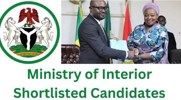 Ministry of Interior Shortlisted Candidates