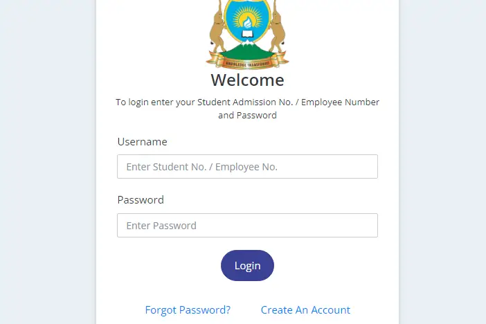 EMBUNI Student Portal Login