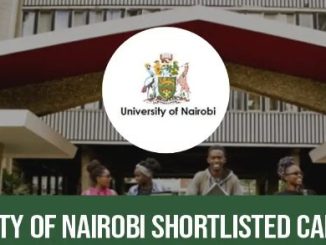 University of Nairobi Shortlisted Candidates